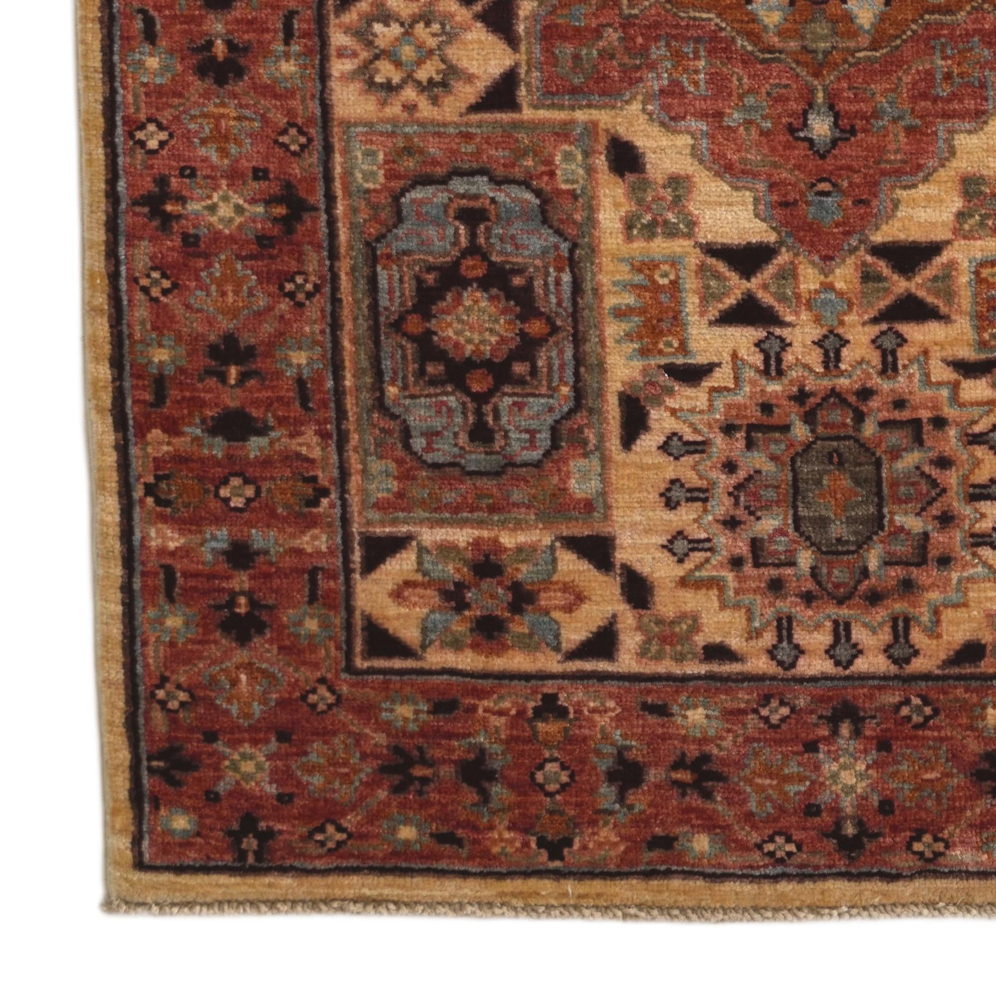 2' 6 x 3' 8 Hand Knotted Mamluk Ziegler Rug