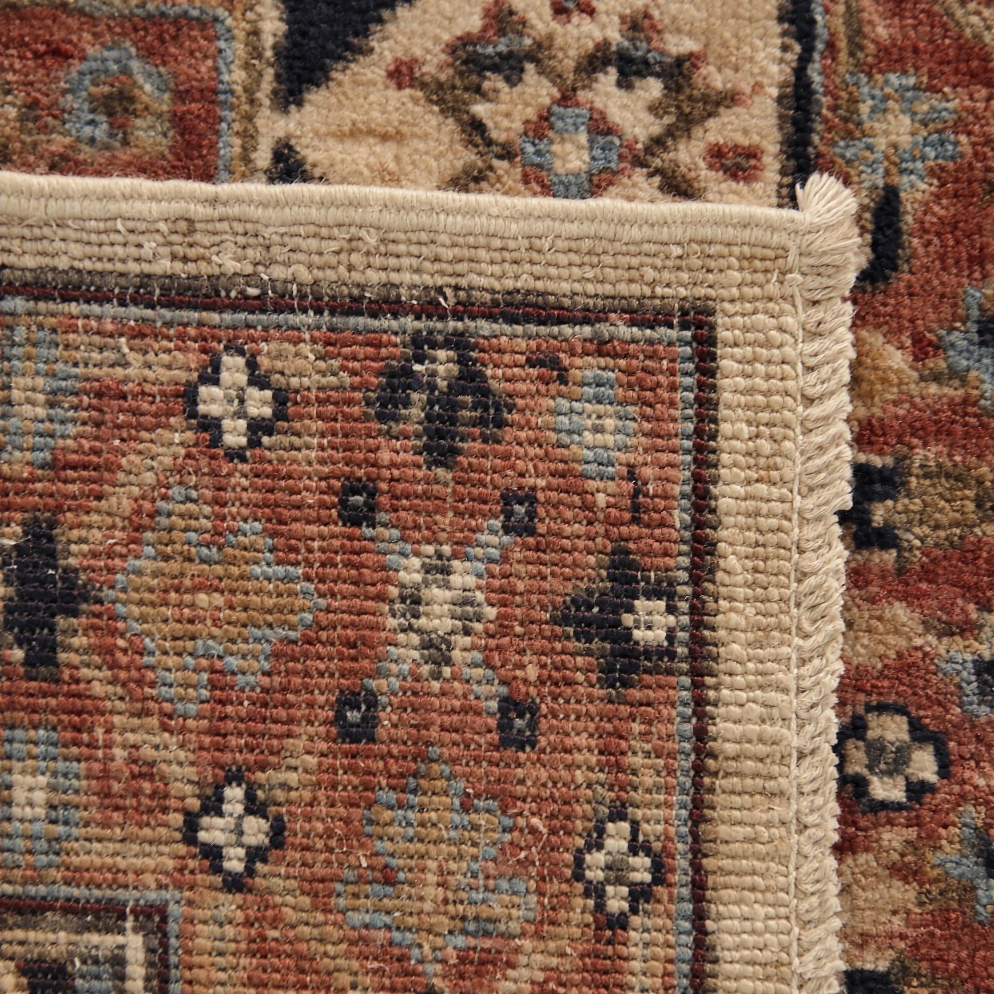 75cm x 110cm Hand Knotted Mamluk Ziegler Rug