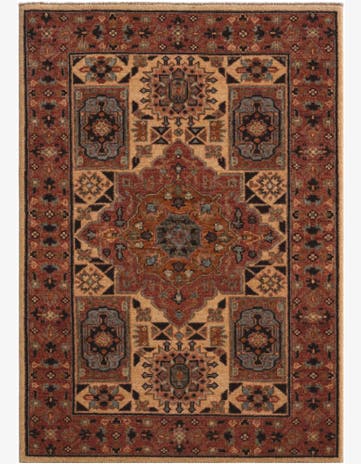 2' 6 x 3' 8 Hand Knotted Mamluk Ziegler Rug