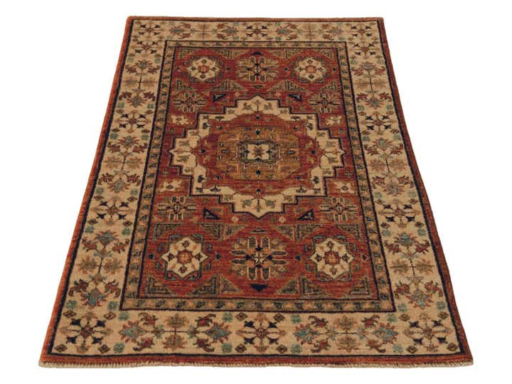 2' 6 x 3' 11 Hand Knotted Mamluk Ziegler Rug