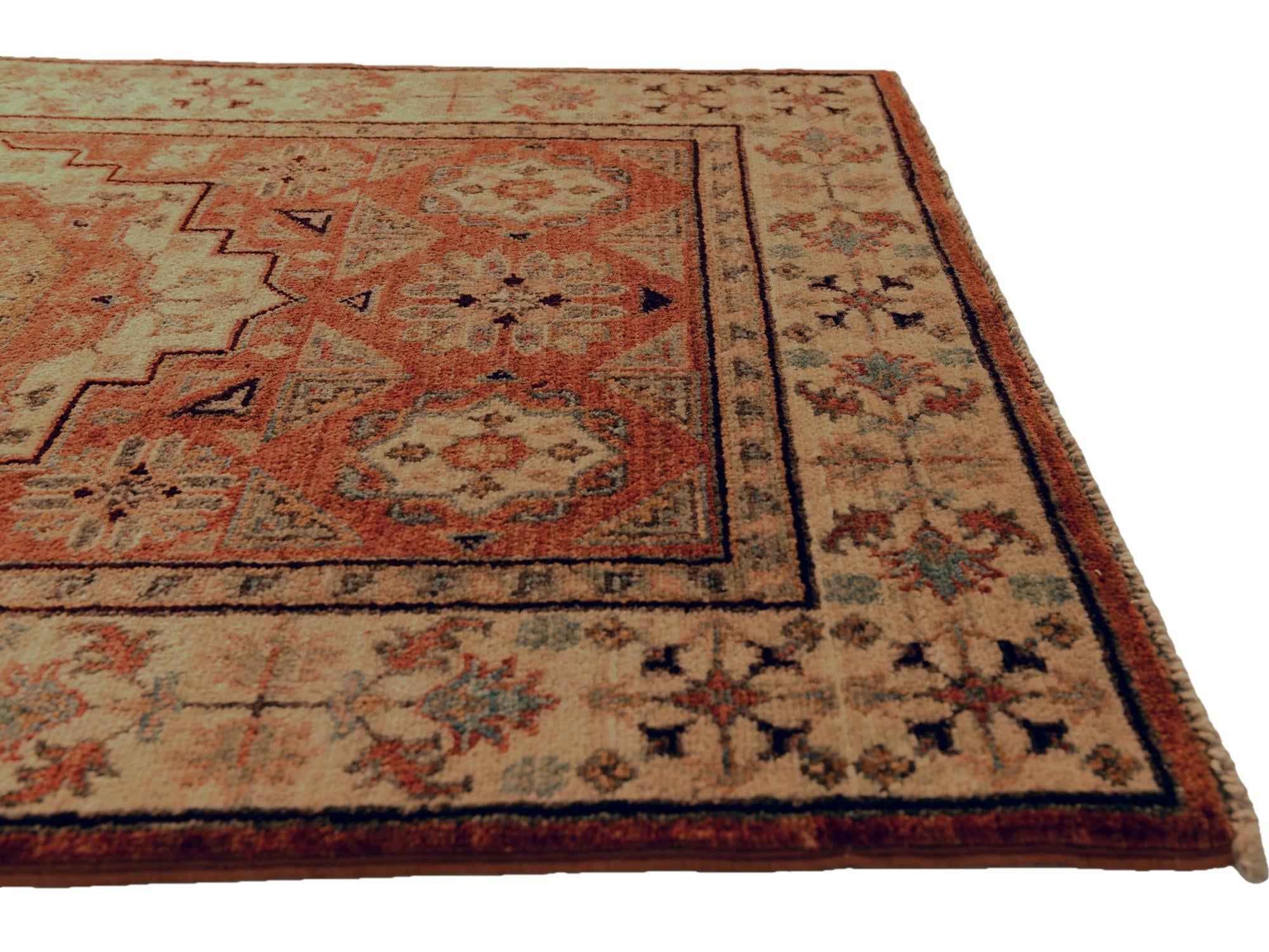75cm x 120cm Hand Knotted Mamluk Ziegler Rug
