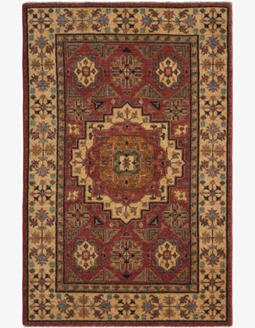 2' 6 x 3' 11 Hand Knotted Mamluk Ziegler Rug