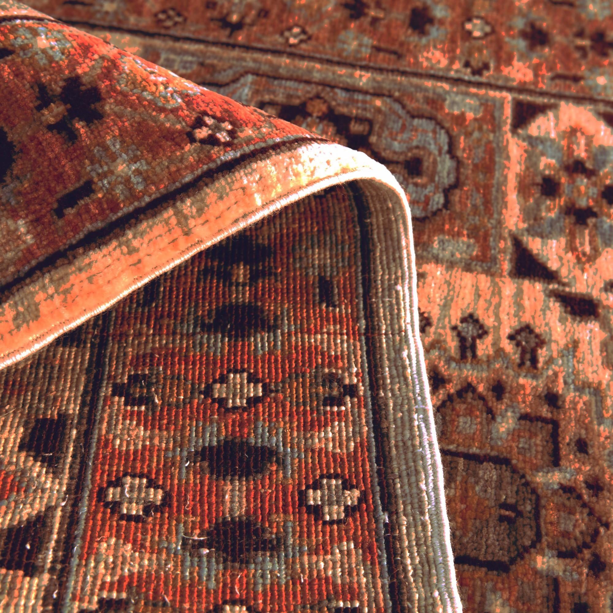 2' 7 x 3' 9 Hand Knotted Mamluk Ziegler Rug