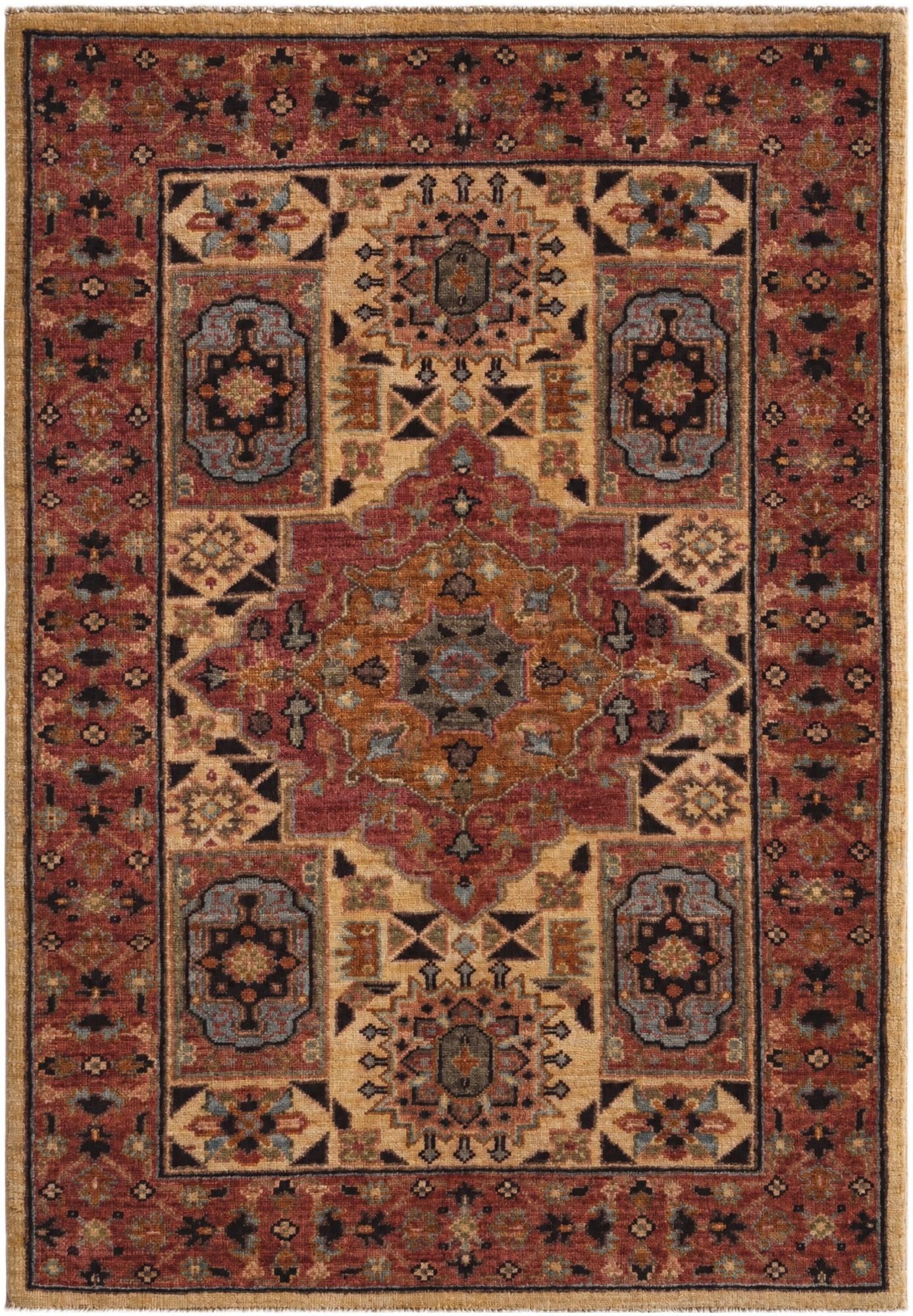 2' 7 x 3' 9 Hand Knotted Mamluk Ziegler Rug