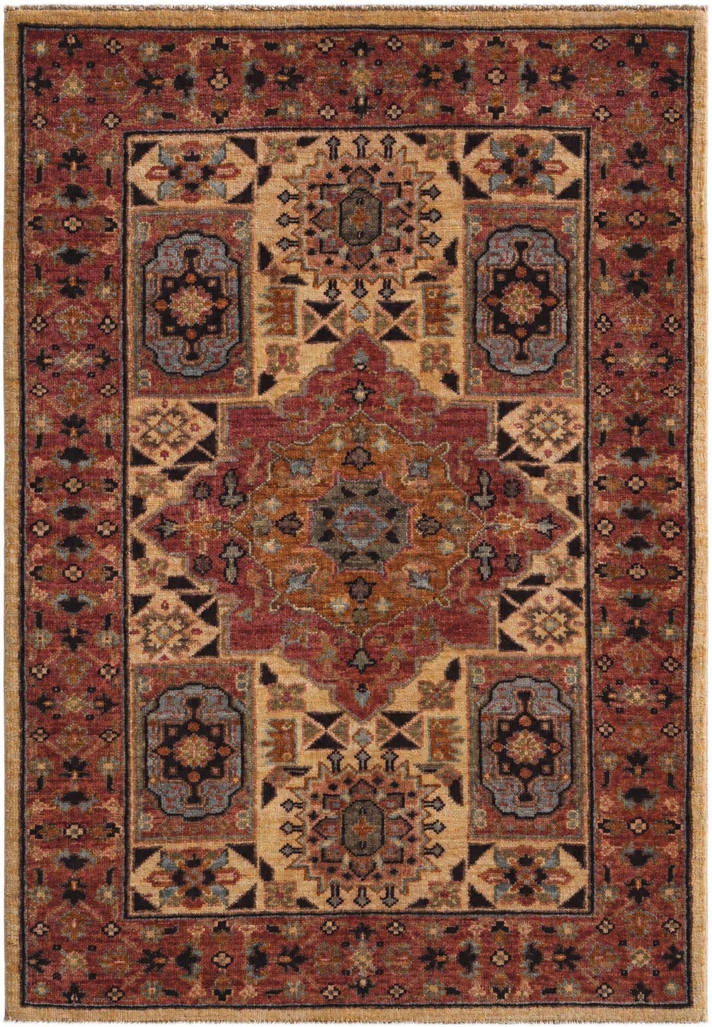 2' 7 x 3' 9 Hand Knotted Mamluk Ziegler Rug