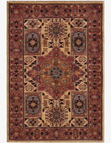 2' 7 x 3' 9 Hand Knotted Mamluk Ziegler Rug