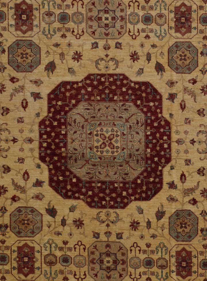 8' x 11' 8 Hand Knotted Mamluk Ziegler Rug