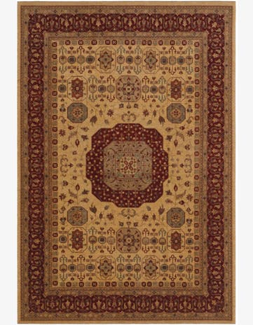 8' x 11' 8 Hand Knotted Mamluk Ziegler Rug