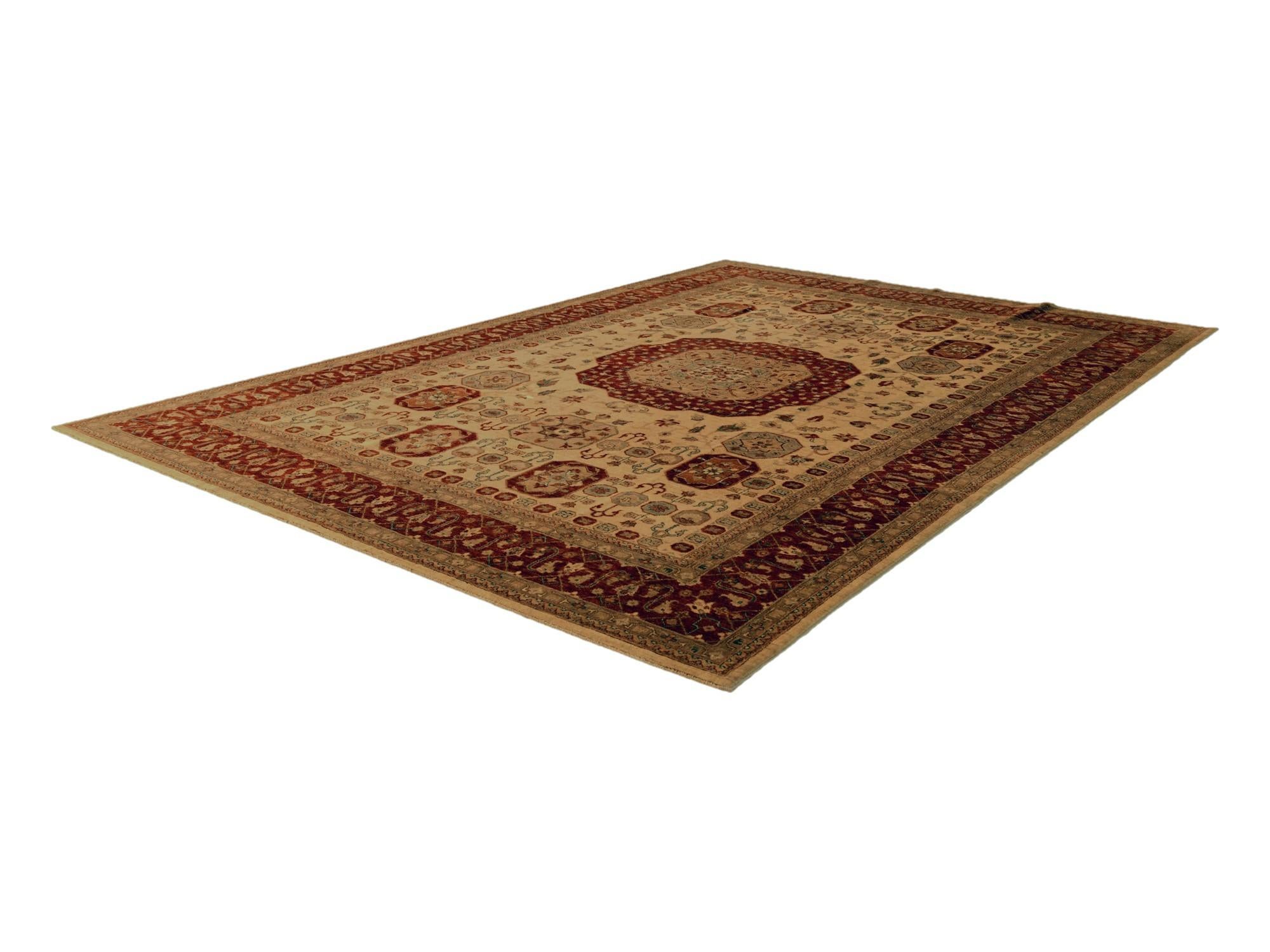 7' 10 x 11' 6 Hand Knotted Mamluk Ziegler Rug