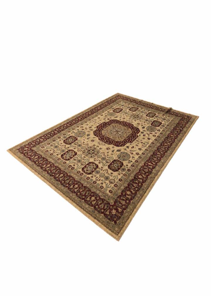 7' 10 x 11' 6 Hand Knotted Mamluk Ziegler Rug