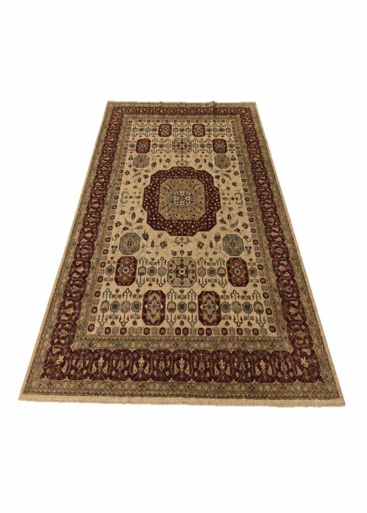 7' 10 x 11' 6 Hand Knotted Mamluk Ziegler Rug