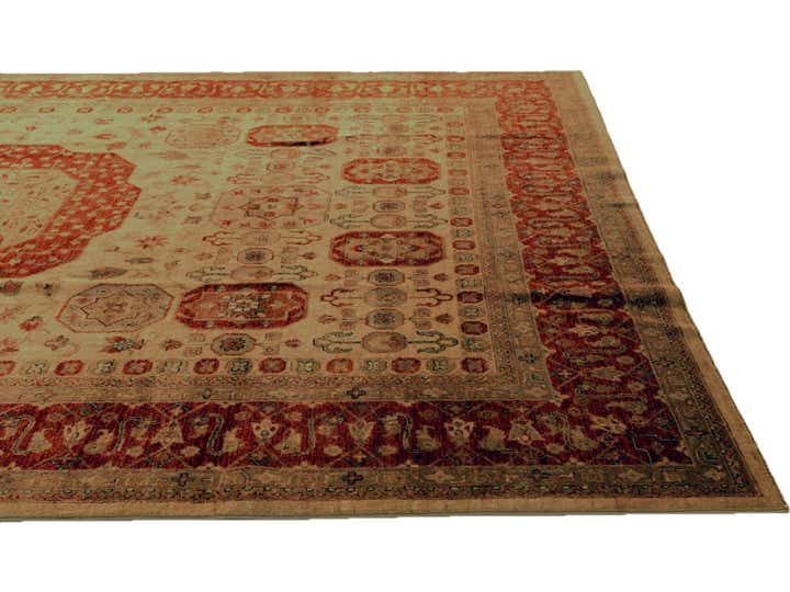 7' 10 x 11' 6 Hand Knotted Mamluk Ziegler Rug