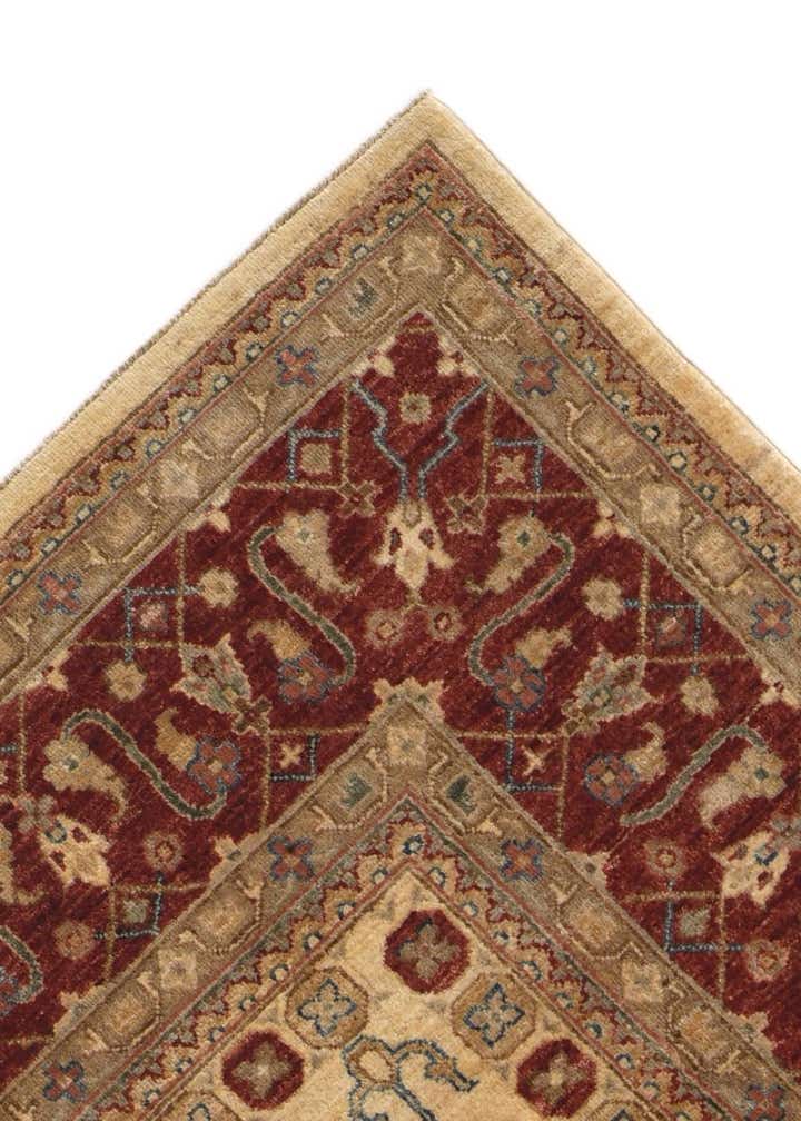 7' 10 x 11' 6 Hand Knotted Mamluk Ziegler Rug