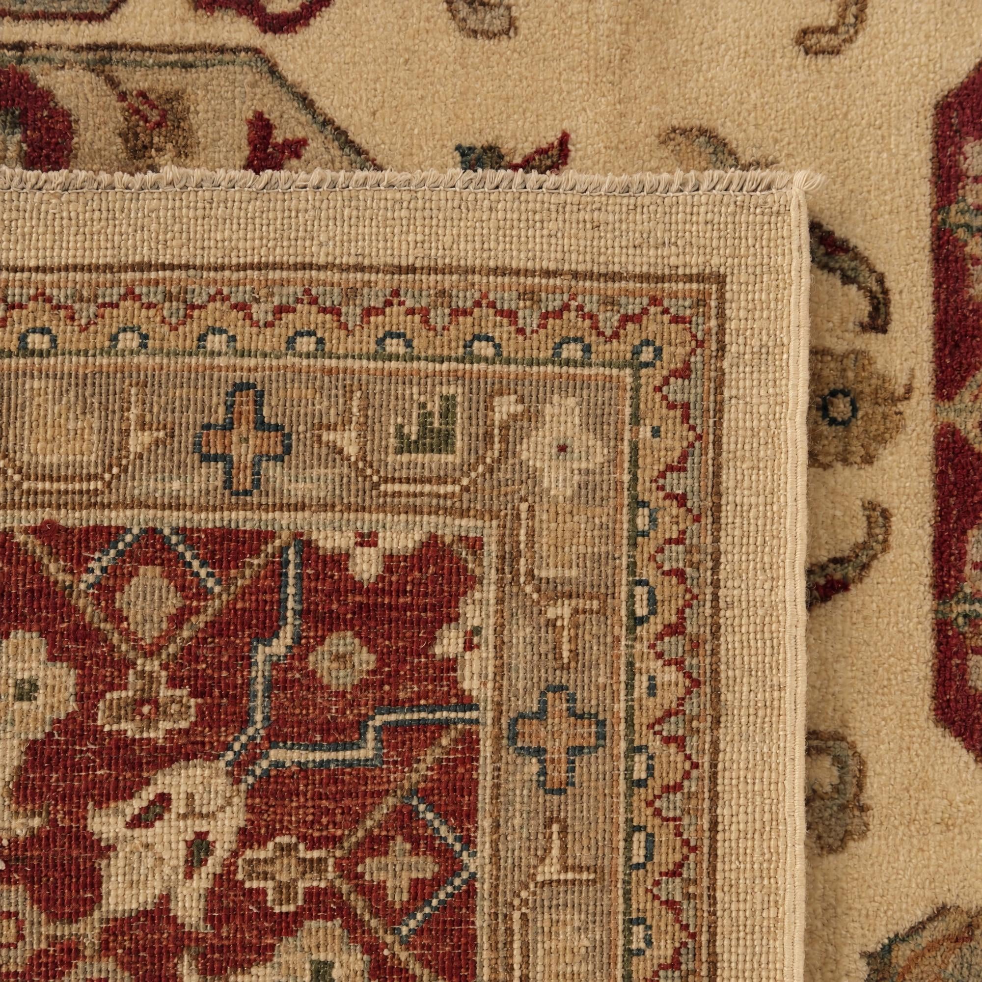 240cm x 350cm Hand Knotted Mamluk Ziegler Rug
