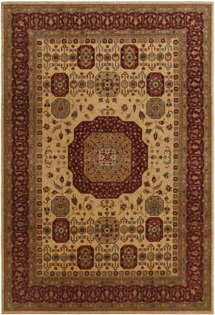 7' 10 x 11' 6 Hand Knotted Mamluk Ziegler Rug