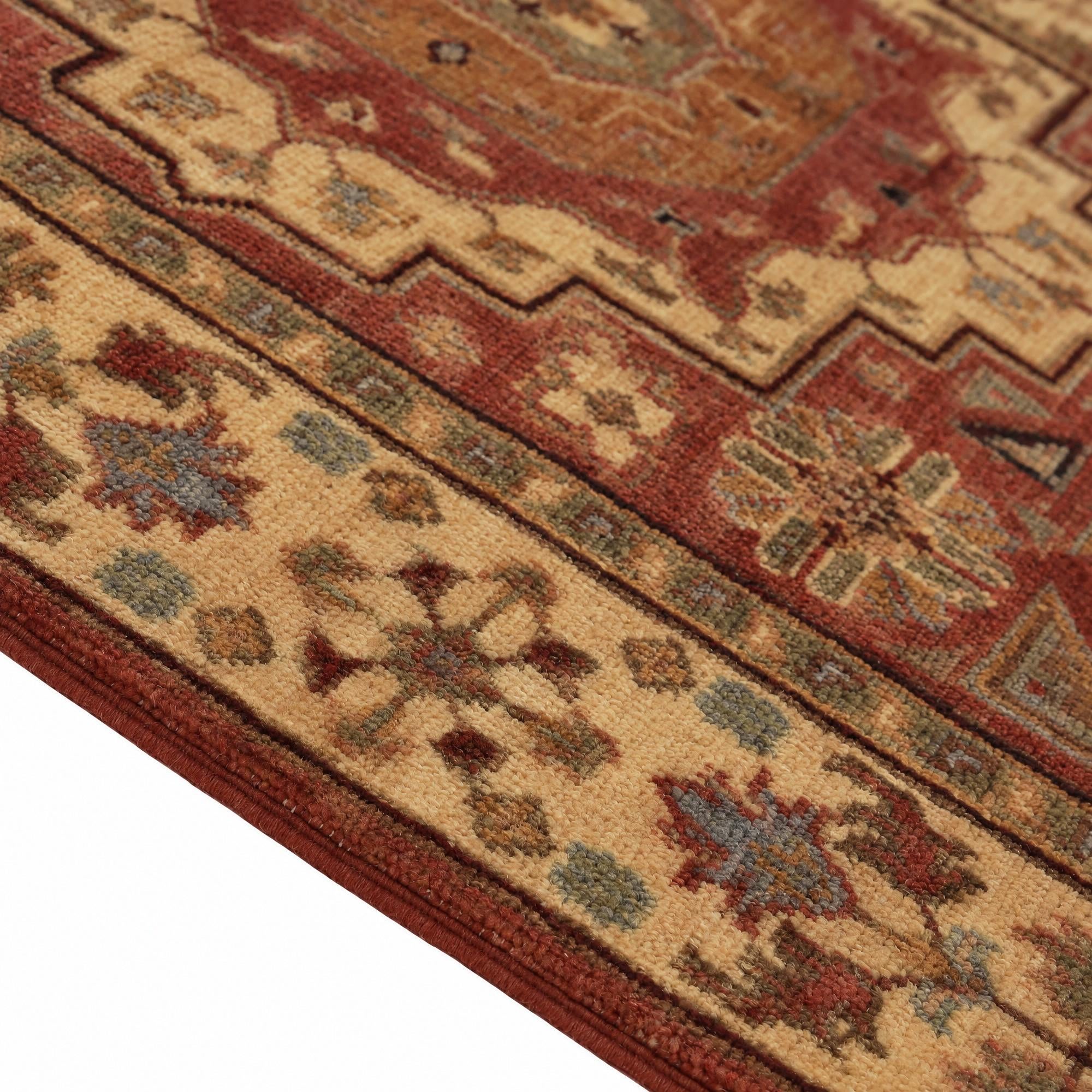 80cm x 115cm Hand Knotted Mamluk Ziegler Rug