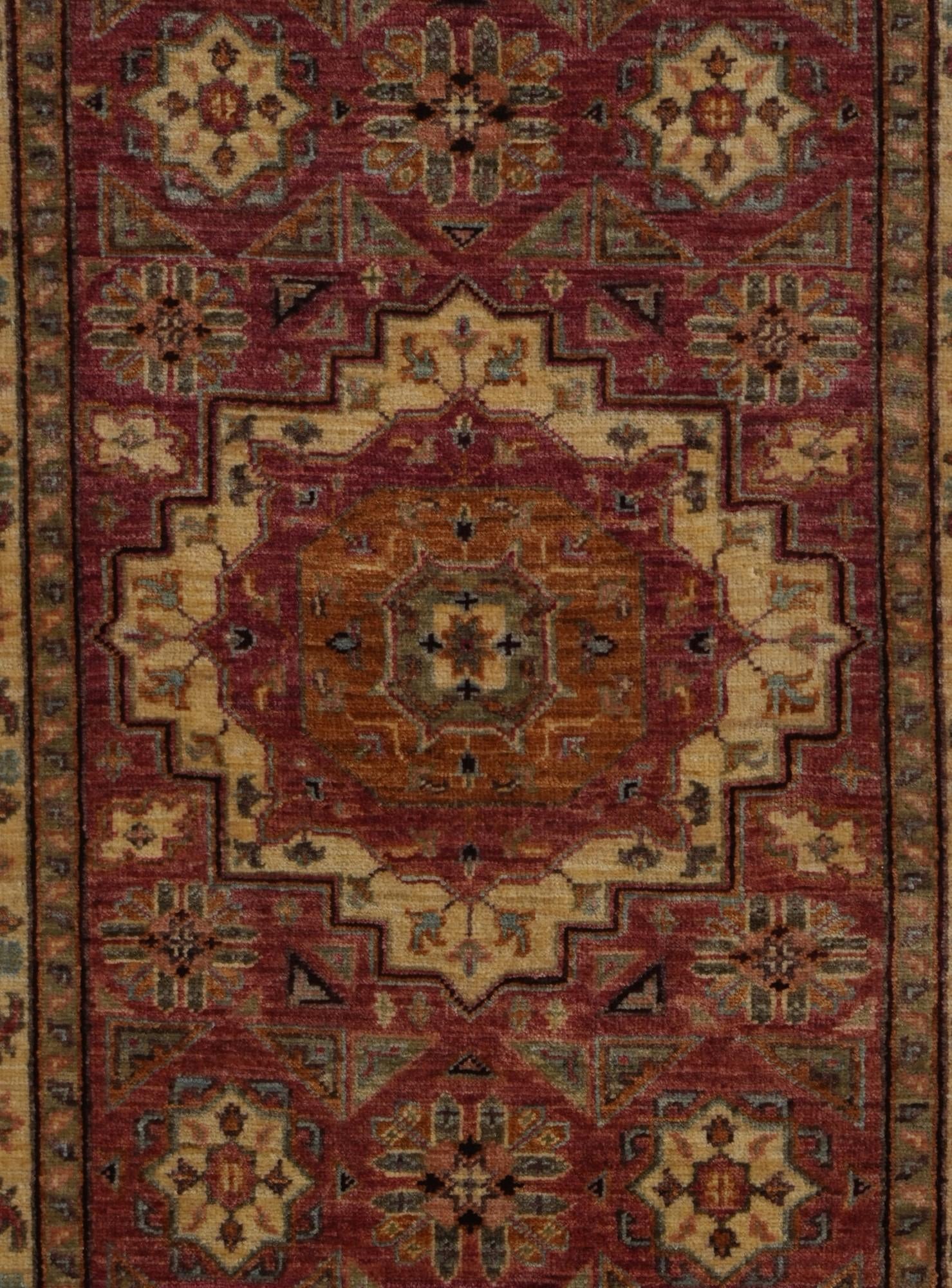 2' 7 x 3' 8 Hand Knotted Mamluk Ziegler Rug
