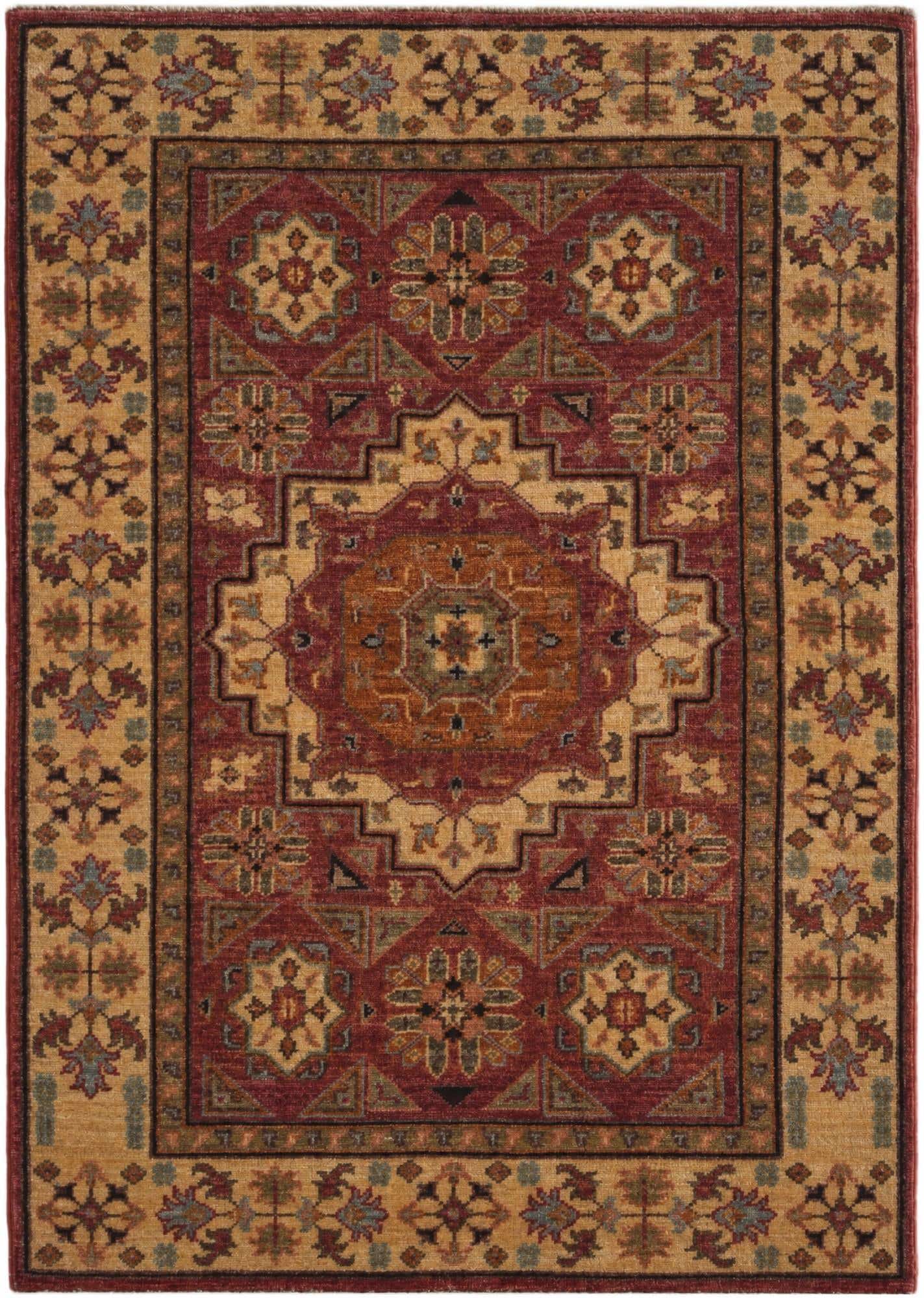 2' 7 x 3' 8 Hand Knotted Mamluk Ziegler Rug