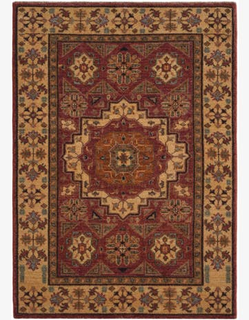 2' 7 x 3' 8 Hand Knotted Mamluk Ziegler Rug