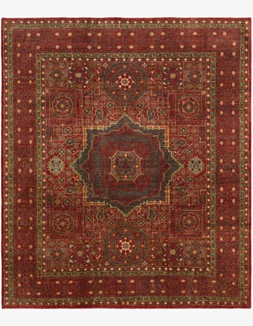 8' 4 x 9' 8 Hand Knotted Mamluk Ziegler Rug