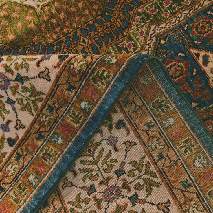 Detail image of 9' 4 x 11' 10 Hand Knotted Mamluk Ziegler Rug