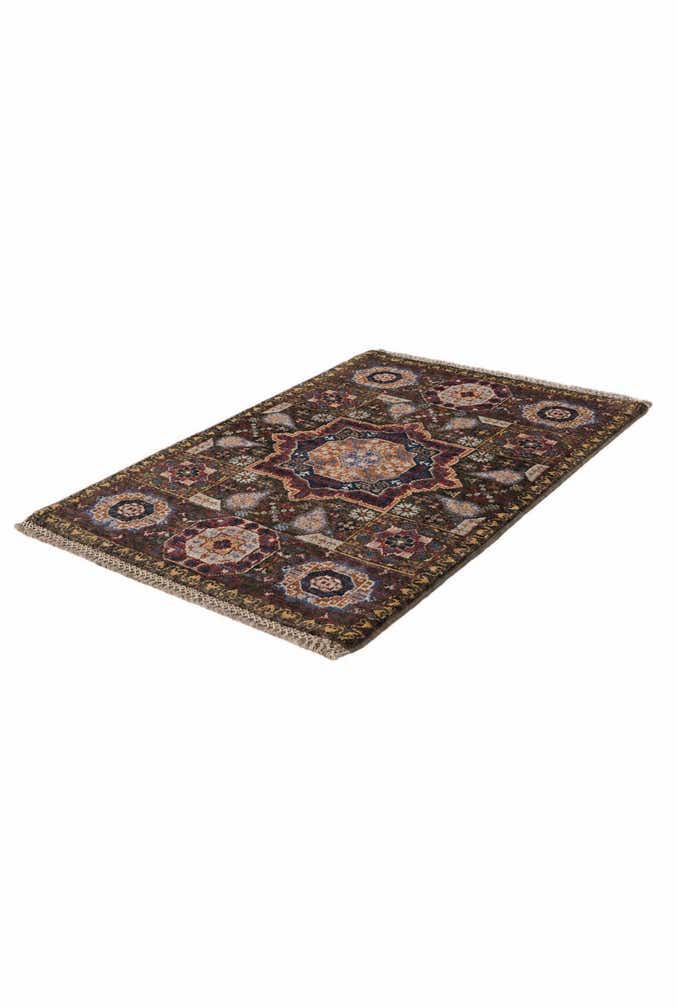 2' 1 x 3' Hand Knotted Mamluk Ziegler Rug