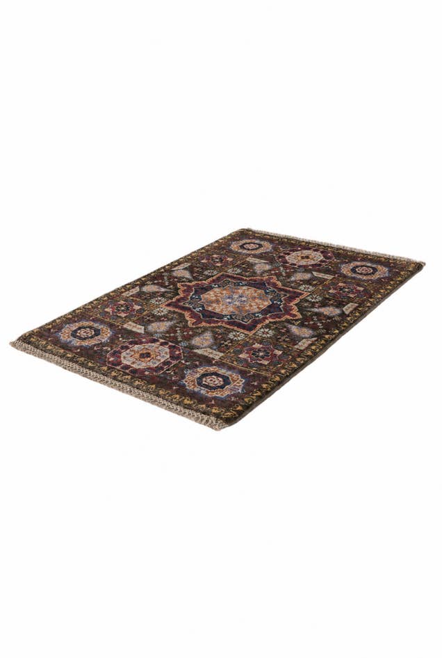 Detail image of 2' 1 x 3' Hand Knotted Mamluk Ziegler Rug