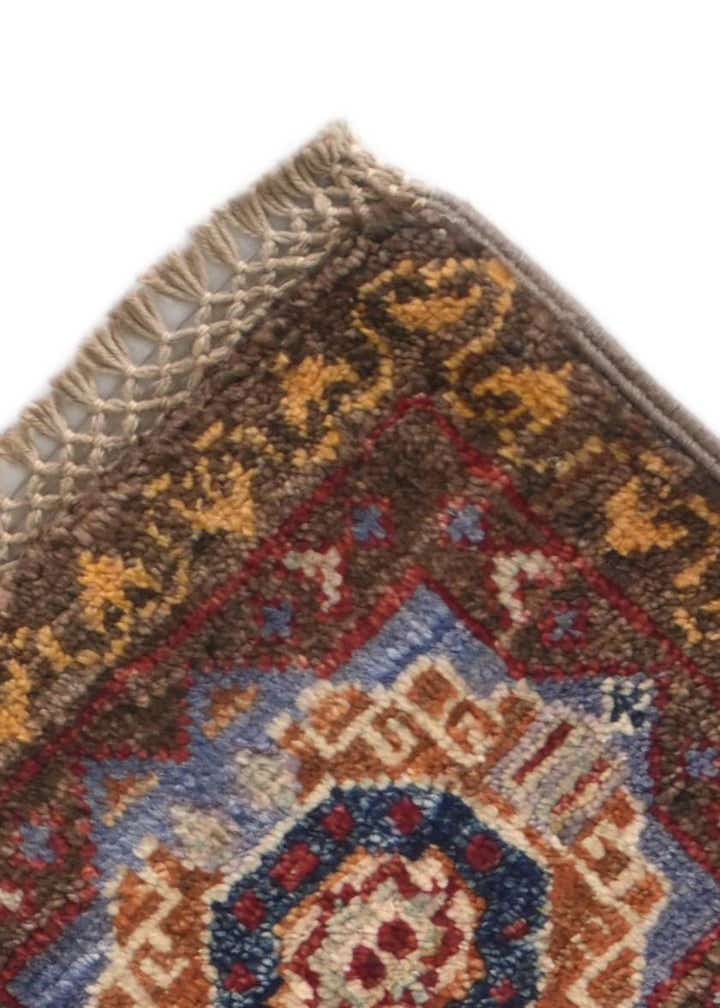 2' 1 x 3' Hand Knotted Mamluk Ziegler Rug
