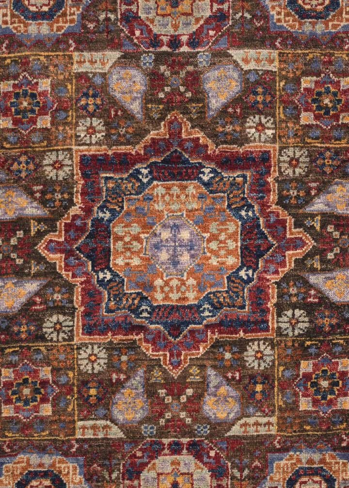 2' 1 x 3' Hand Knotted Mamluk Ziegler Rug