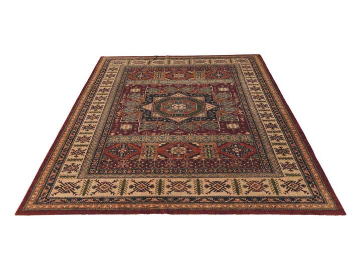 6' 5 x 8' 10 Hand Knotted Mamluk Ziegler Rug