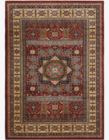 6' 5 x 8' 10 Hand Knotted Mamluk Ziegler Rug
