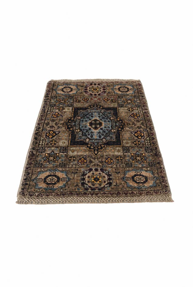 Detail image of 1' 9 x 3' 1 Hand Knotted Mamluk Ziegler Rug