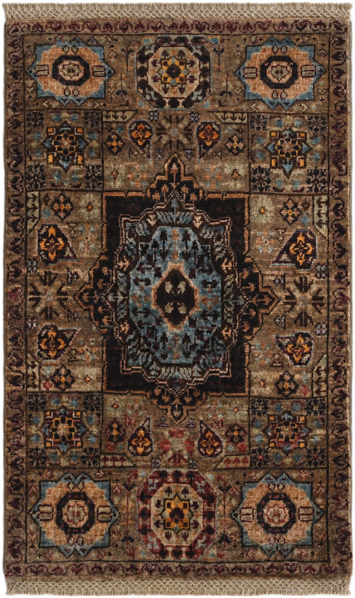 1' 9 x 3' 1 Hand Knotted Mamluk Ziegler Rug