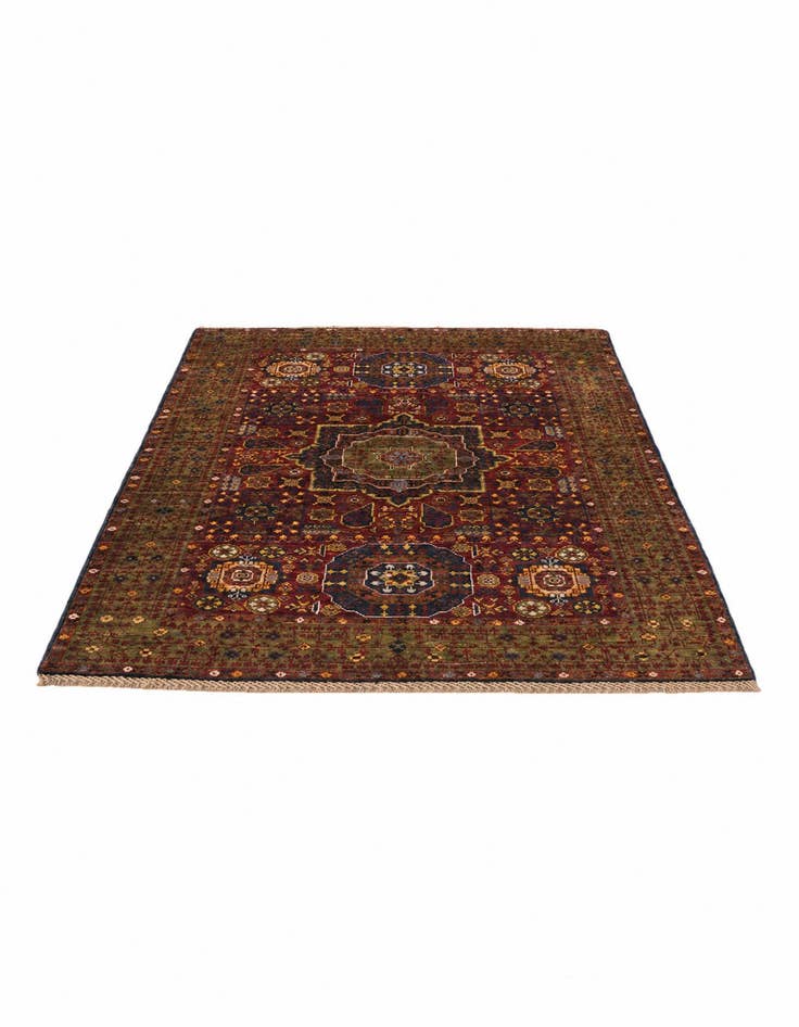 Detail image of 3' 7 x 5' 5 Hand Knotted Mamluk Ziegler Rug