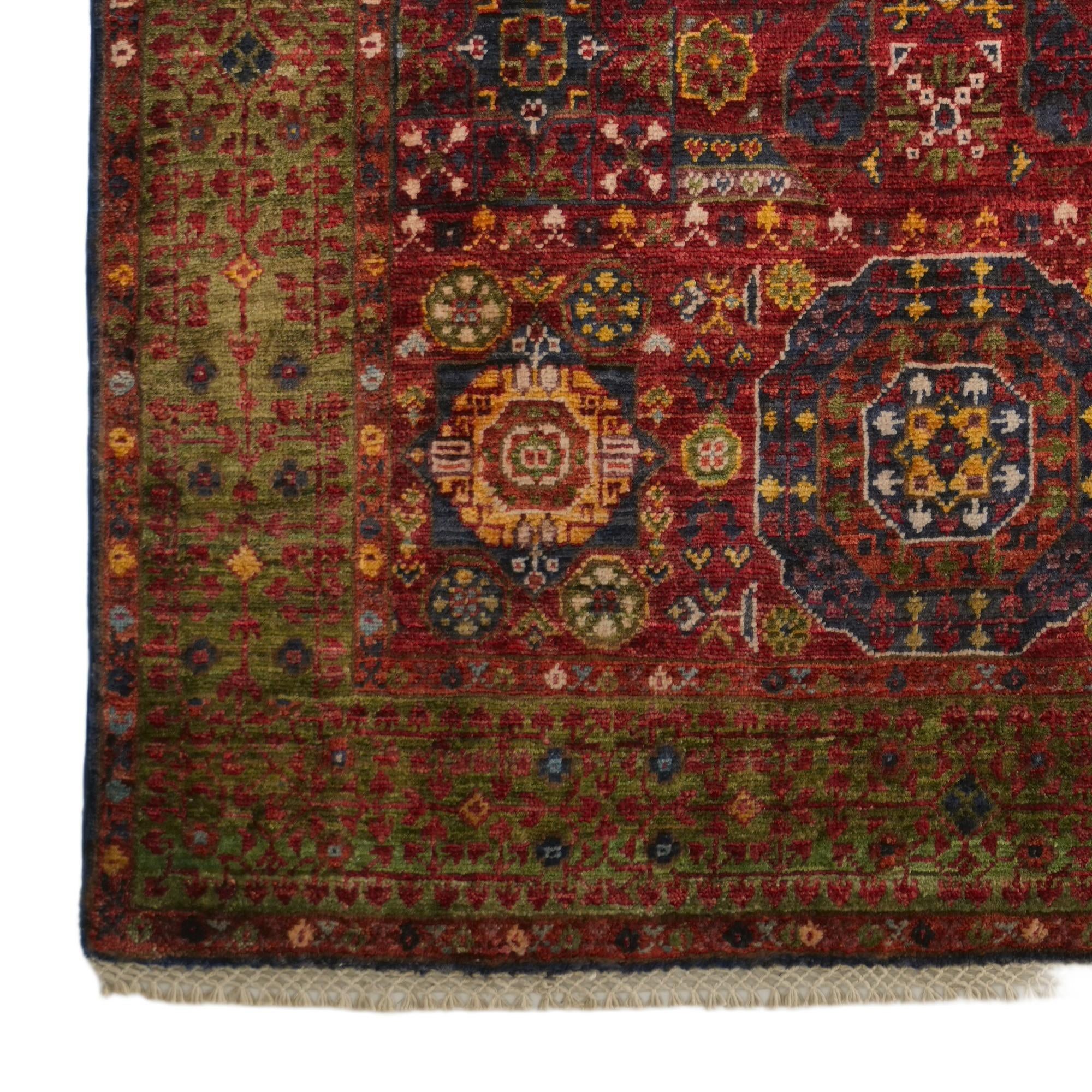 3' 7 x 5' 5 Hand Knotted Mamluk Ziegler Rug