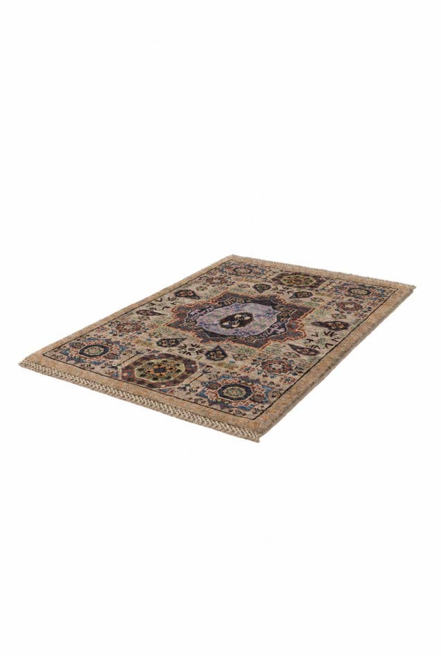 Detail image of 2' x 3' Hand Knotted Mamluk Ziegler Rug