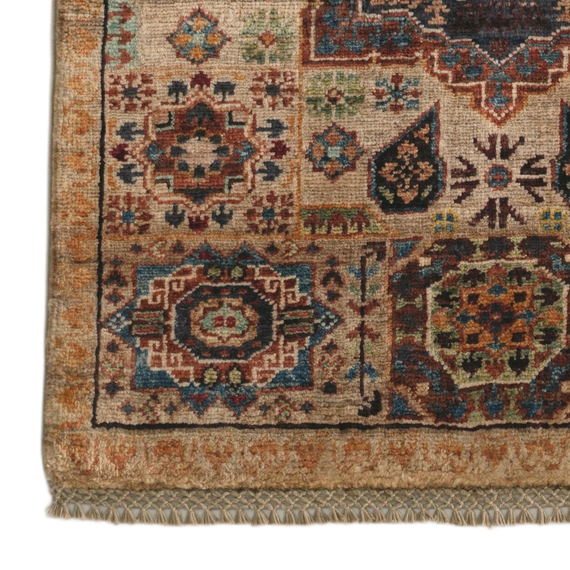 2' x 3' Hand Knotted Mamluk Ziegler Rug