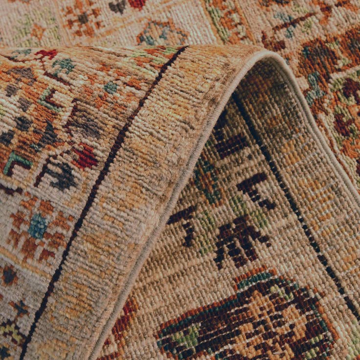 Detail image of 2' x 3' Hand Knotted Mamluk Ziegler Rug