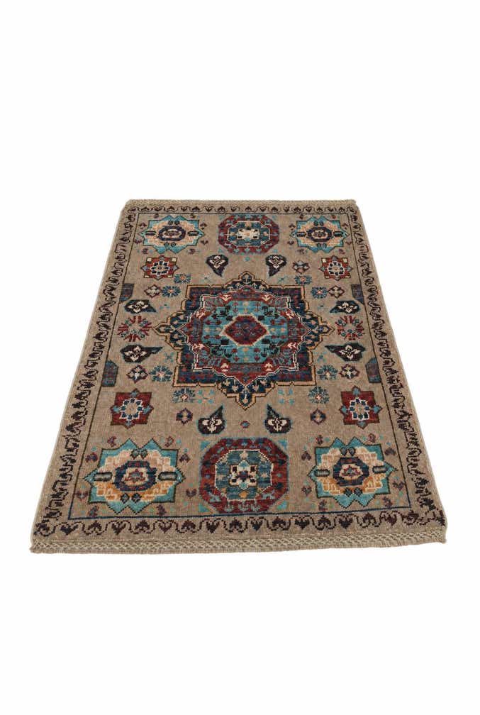 2' x 3' Hand Knotted Mamluk Ziegler Rug