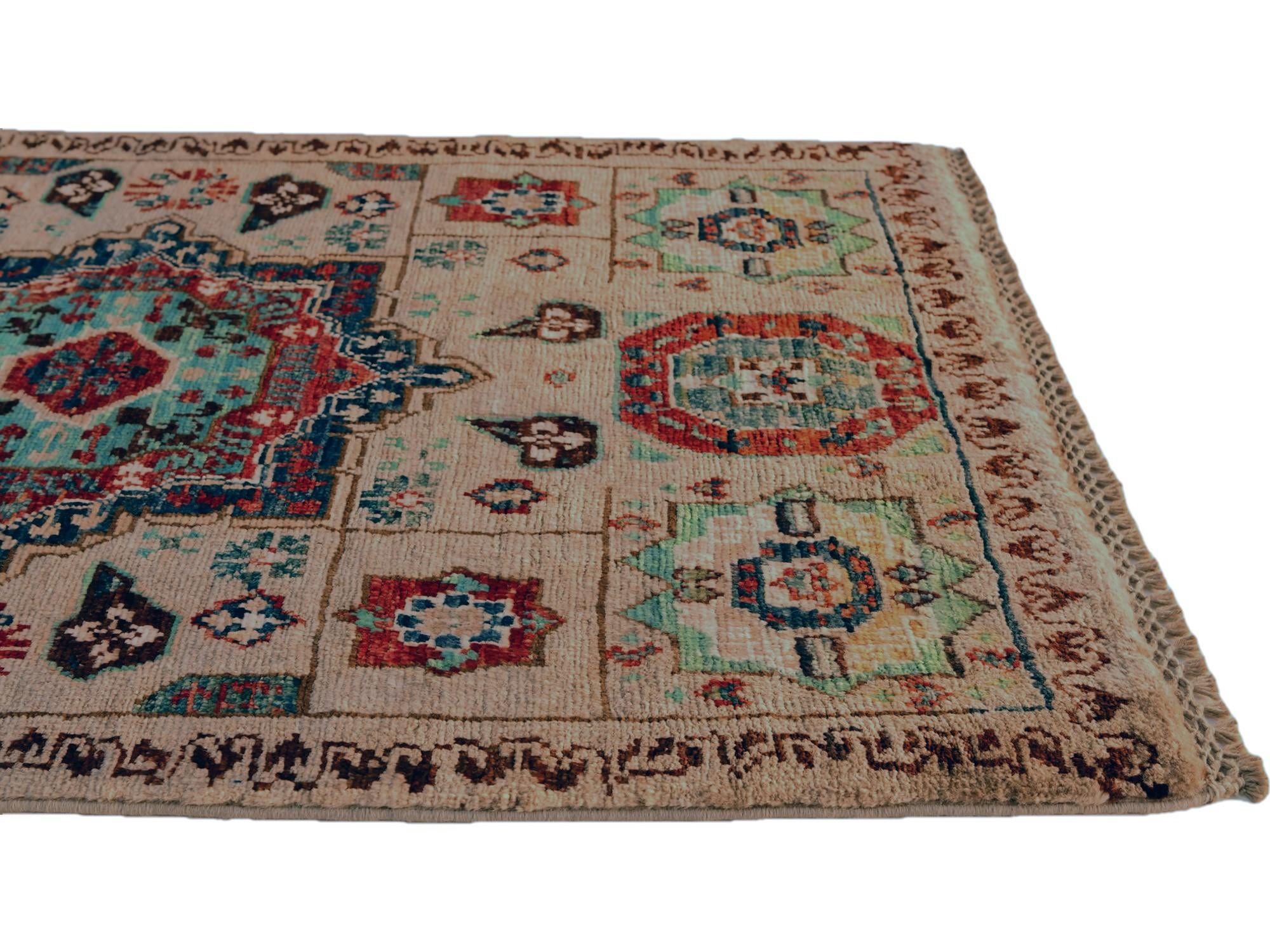 2' x 3' Hand Knotted Mamluk Ziegler Rug