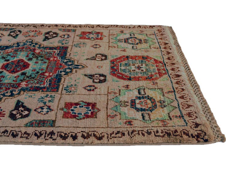 Detail image of 2' x 3' Hand Knotted Mamluk Ziegler Rug