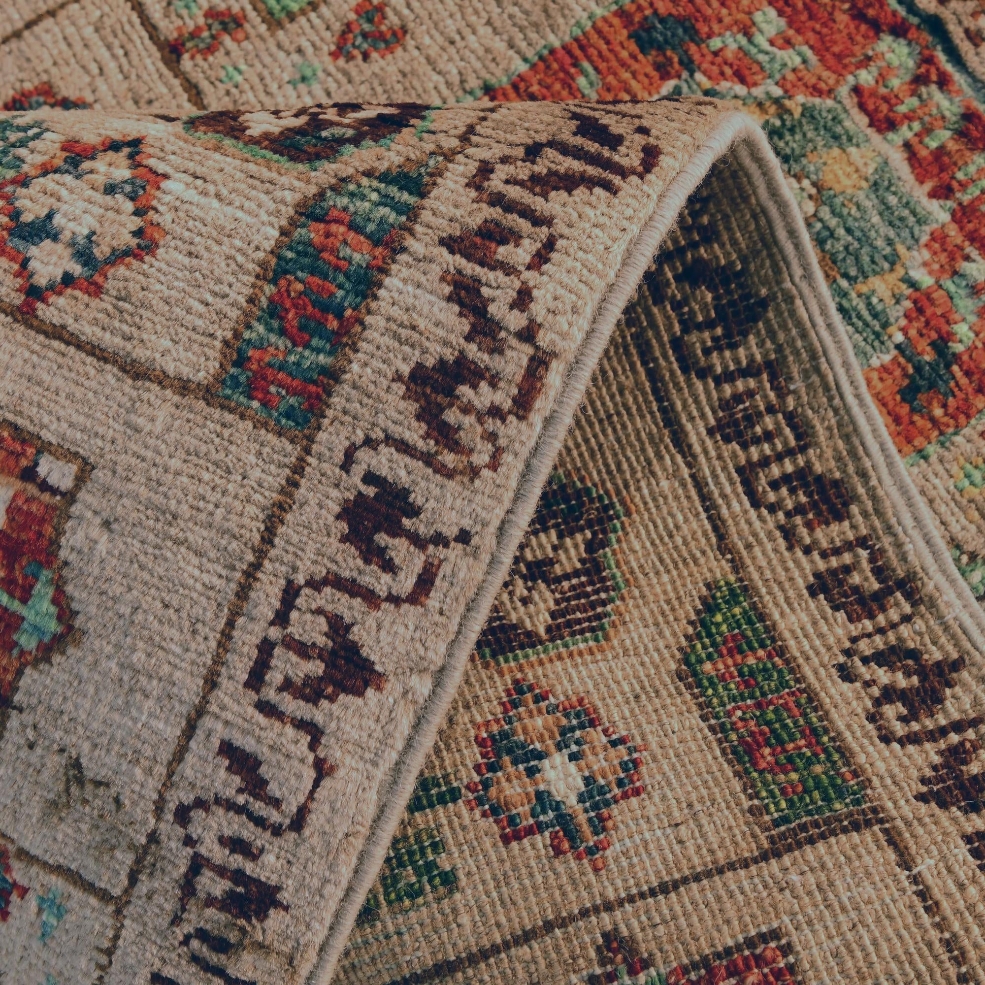 2' x 3' Hand Knotted Mamluk Ziegler Rug