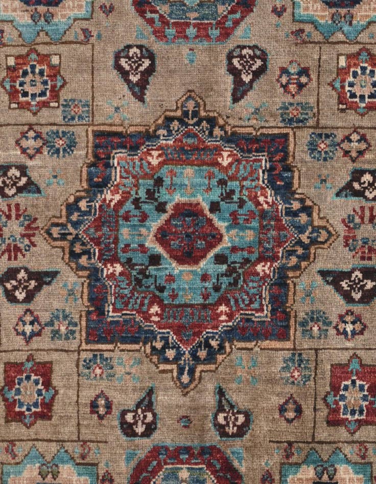 Detail image of 2' x 3' Hand Knotted Mamluk Ziegler Rug
