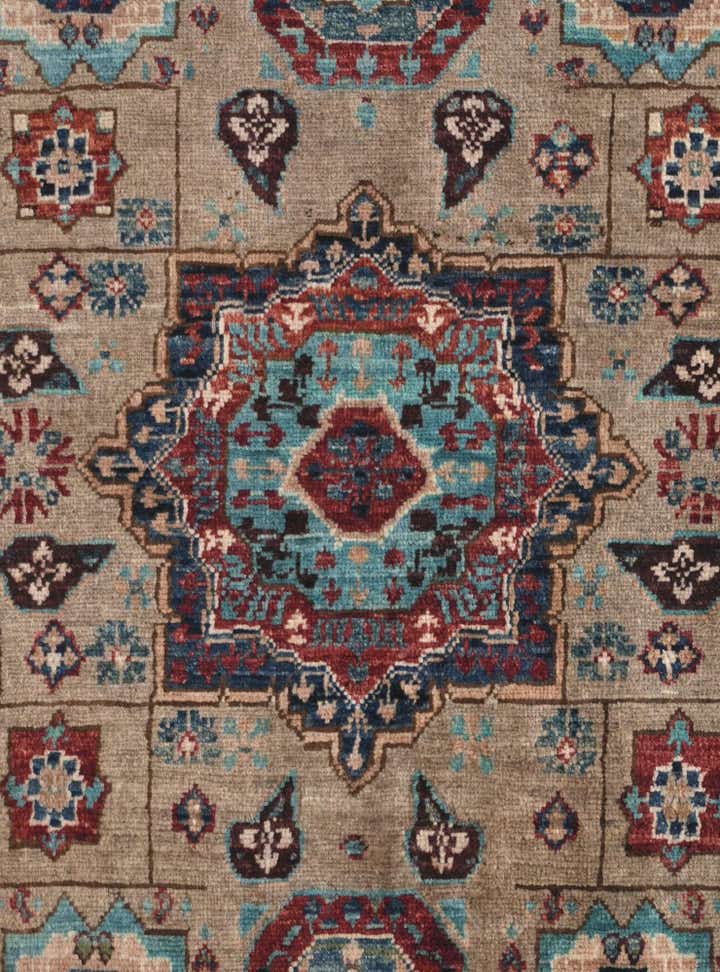 2' x 3' Hand Knotted Mamluk Ziegler Rug
