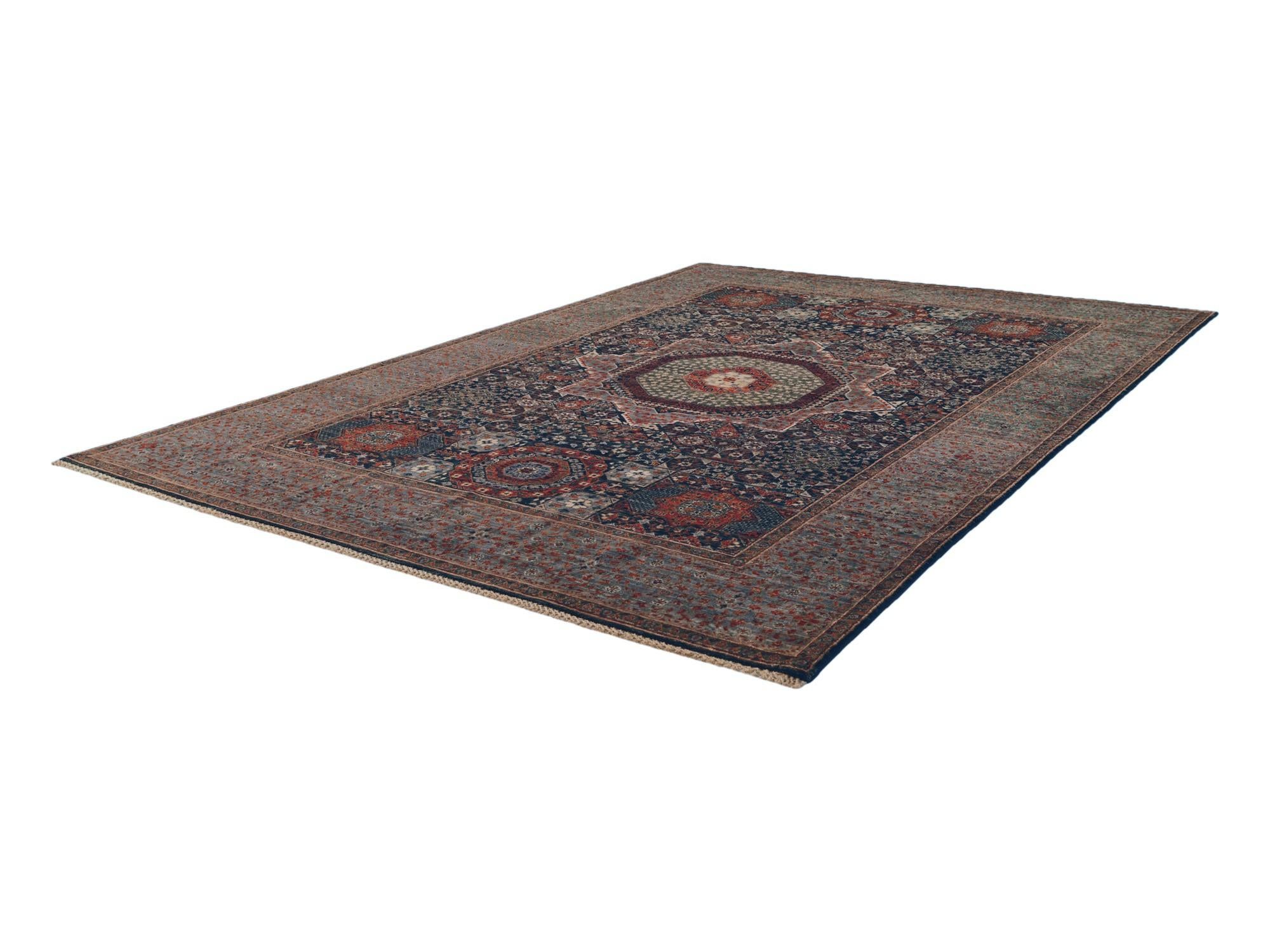 6' 5 x 9' 2 Hand Knotted Mamluk Ziegler Rug