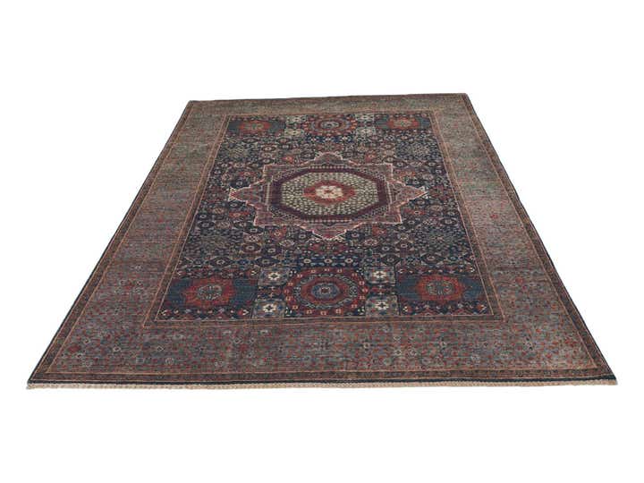 6' 5 x 9' 2 Hand Knotted Mamluk Ziegler Rug