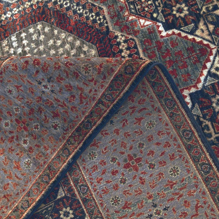 Detail image of 6' 5 x 9' 2 Hand Knotted Mamluk Ziegler Rug