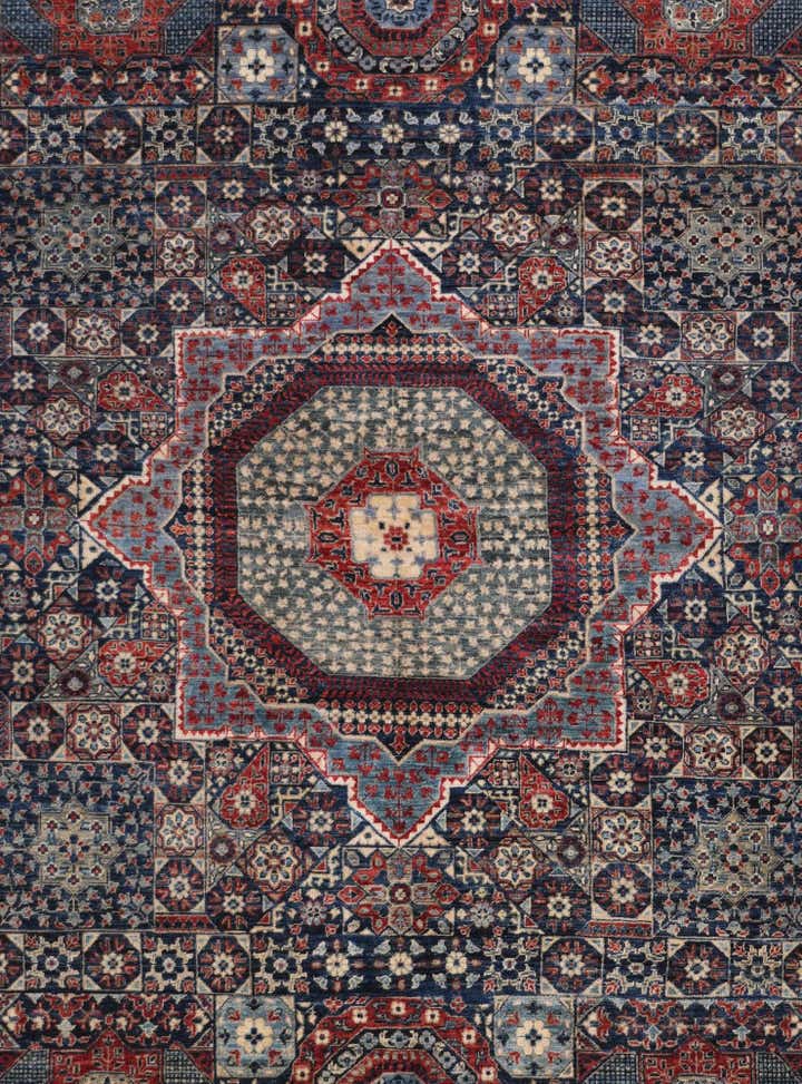 6' 5 x 9' 2 Hand Knotted Mamluk Ziegler Rug
