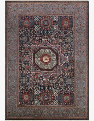 6' 5 x 9' 2 Hand Knotted Mamluk Ziegler Rug