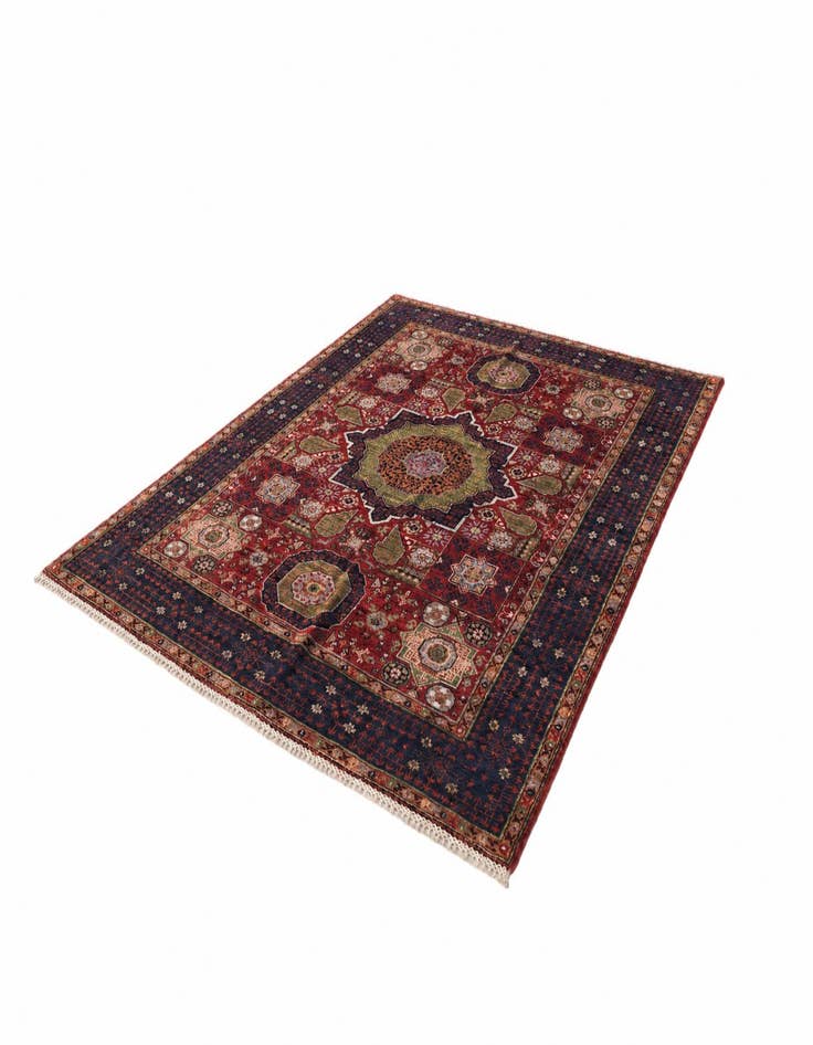 Detail image of 5' 3 x 6' 8 Hand Knotted Mamluk Ziegler Rug